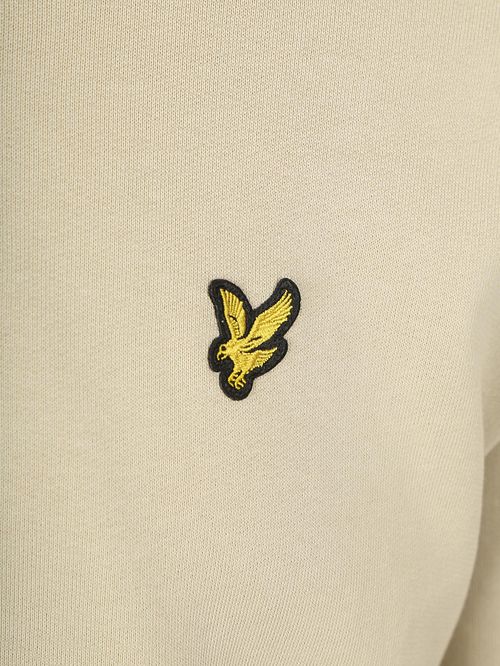 Lyle & Scott Sweat Halvglidelås Greige Product / Detail