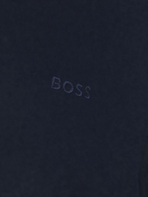 BOSS Interlock Polo Donkerblauw