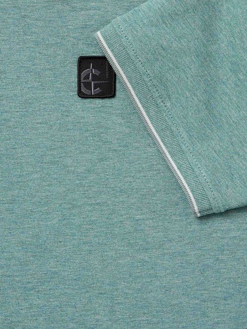 CASAMODA Polo Jersey Tipping Grön Product / Detail