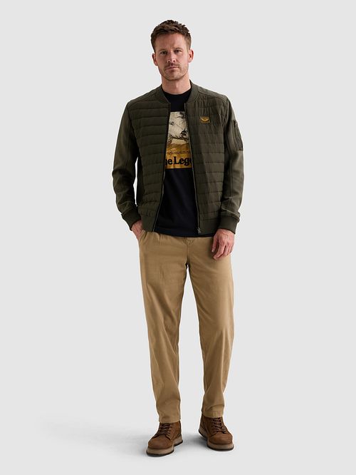 PME Legend Hybrid Jacket Beluga Model / Voorkant