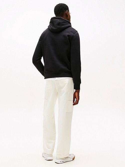 Hoodie Tommy Hilfiger Core czarna Model / Achterkant