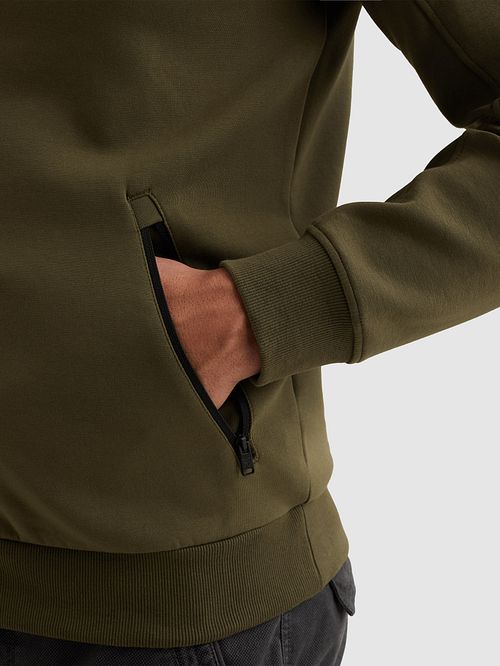 Kamizelka PME Legend Interlock w kolorze oliwkowym Model / Detail