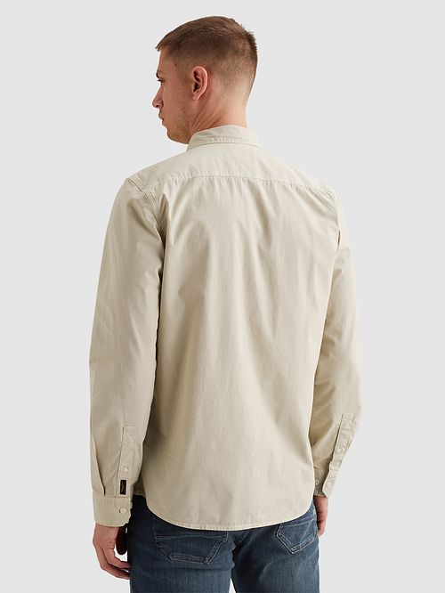 Koszula PME Legend American Classic z kołnierzykiem button-down w kolorze ecru Model / Achterkant