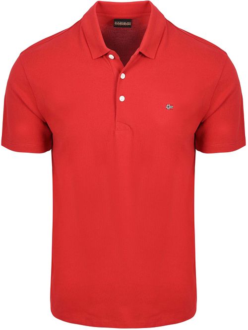 Koszulka polo Napapijri Ealis w kolorze czerwonym Product