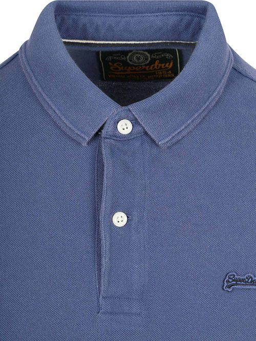 Koszulka polo Superdry Pique Classic w kolorze niebieskim Product / Detail