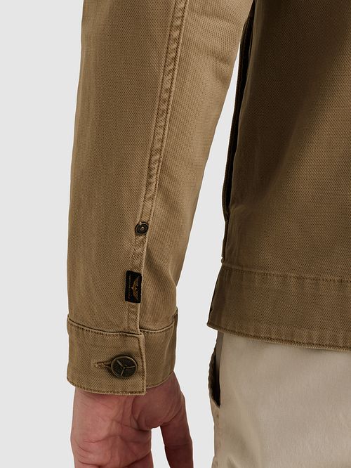 Kurtka jeansowa PME Legend Denim Worker Jacket w kolorze khaki Model / Detail