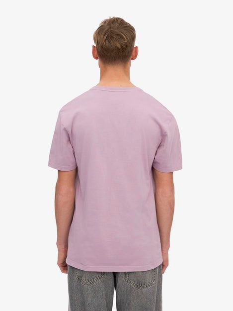 Colorful Standard T-shirt Lilla Model / Achterkant