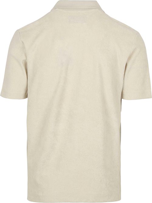Marc O'Polo Polo Riva Terry Cloth Ecru Product / Achterkant