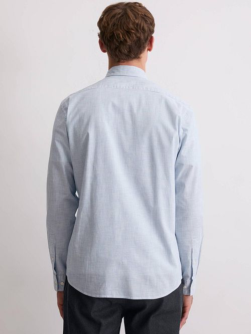 Marc O'Polo Shirt Stripe Blue Clair Model / Achterkant