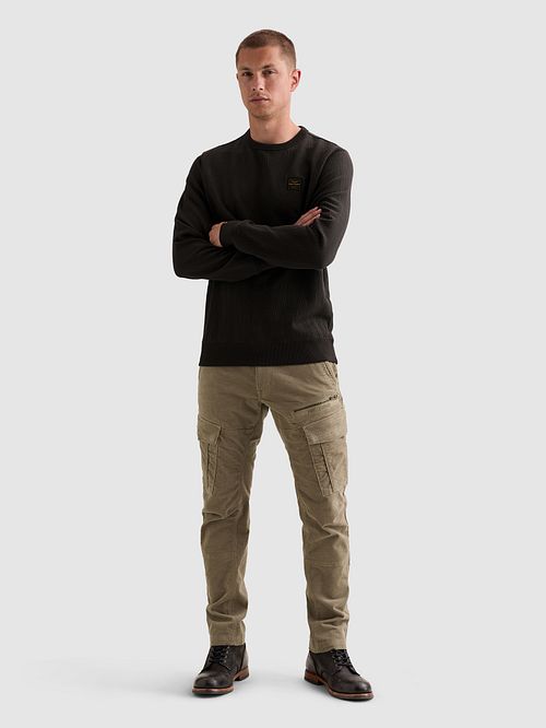 PME Legend Jacquard Structure Sweater Antracit