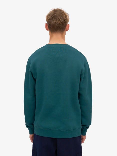 Colorful Standard Sweater Ocean Grøn Model / Achterkant
