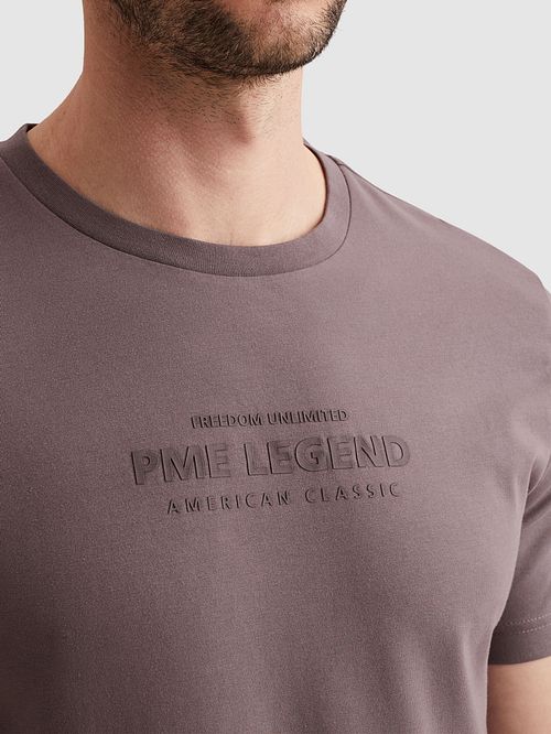 Camiseta PME Legend con logotipo en Moonscape morado Model / Detail