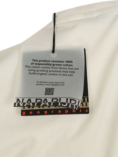 Napapijri T-skjorte Logo Off White Product / Detail