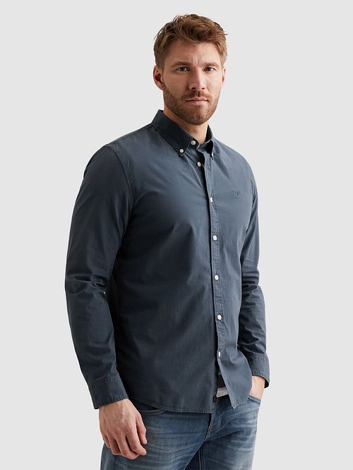 Koszula PME Legend American Classic z kołnierzykiem button-down w kolorze granatowym Model / Voorkant