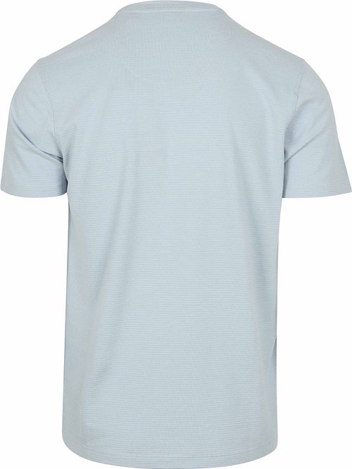 No Excess Struktur T-Shirt Lyseblå Product / Achterkant