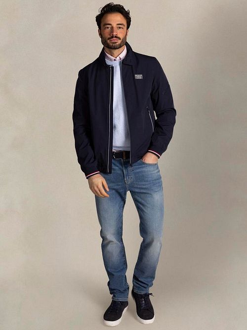 NZA Jack Bomber Navy Model / Voorkant