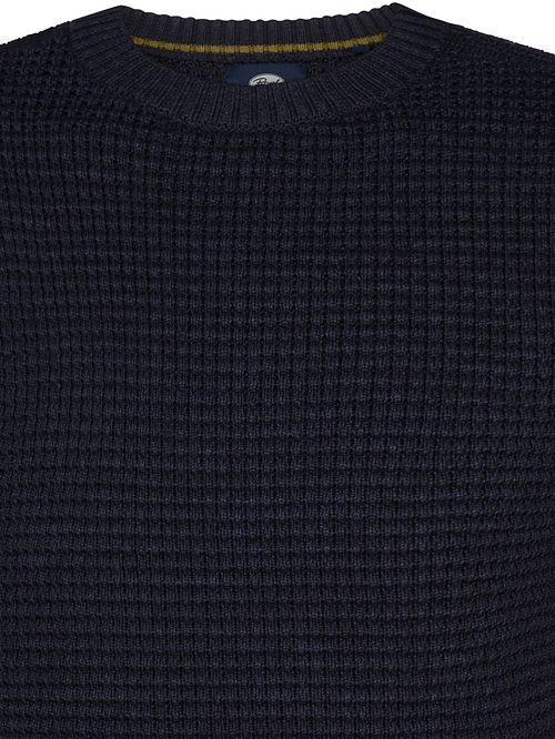Petrol Sweater Toledo Structure Navy