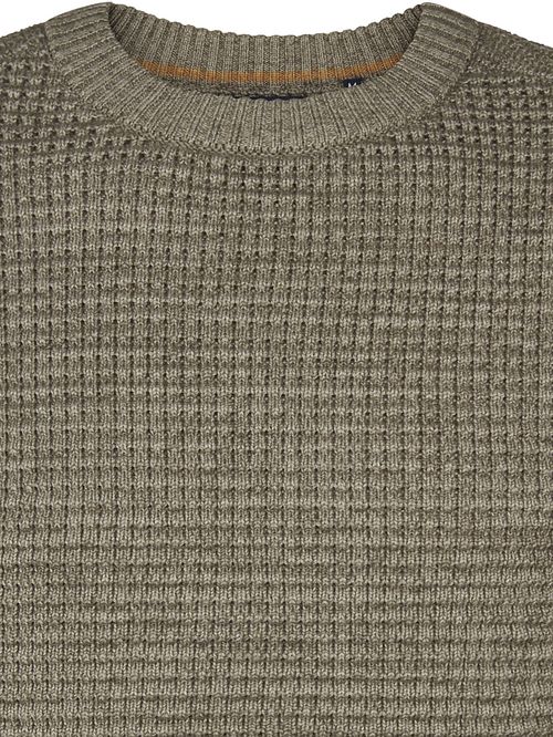 Petrol Sweater Toledo Structure Olive