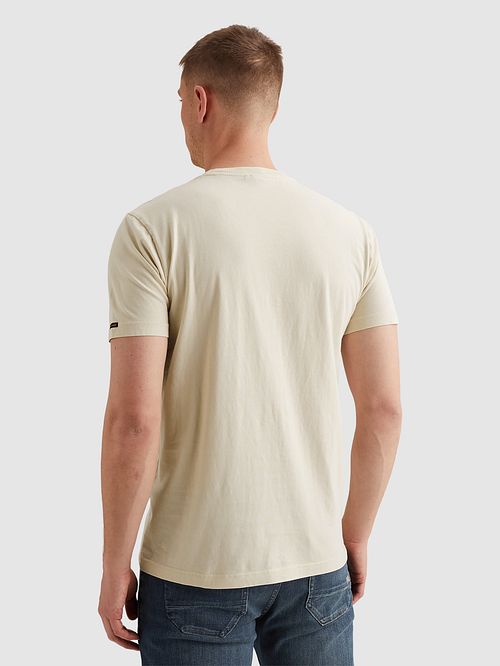PME Legend Camiseta Washed Ecru Model / Achterkant
