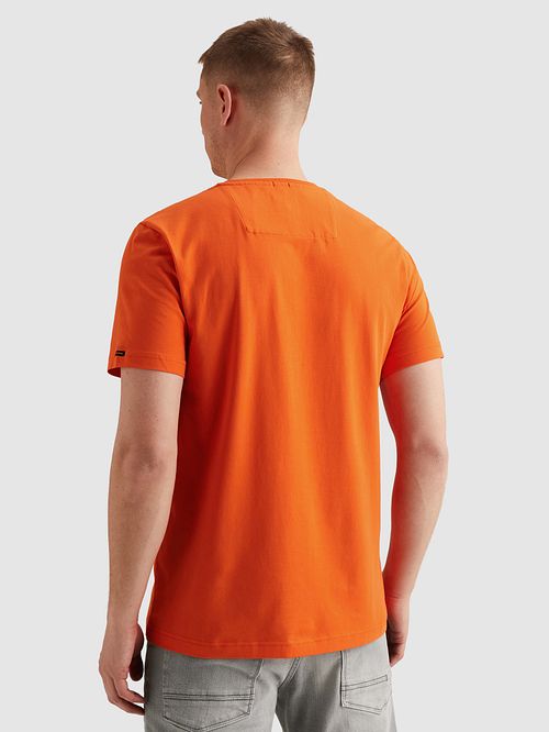 Camiseta American Classic de PME Legend en naranja Model / Achterkant