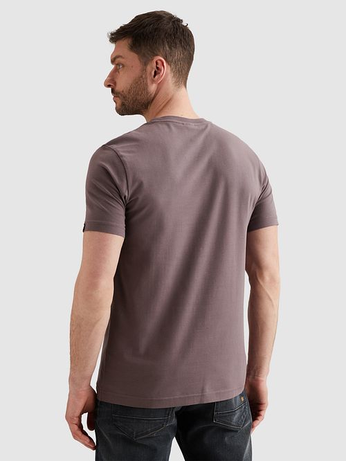 Camiseta PME Legend con logotipo en Moonscape morado Model / Achterkant