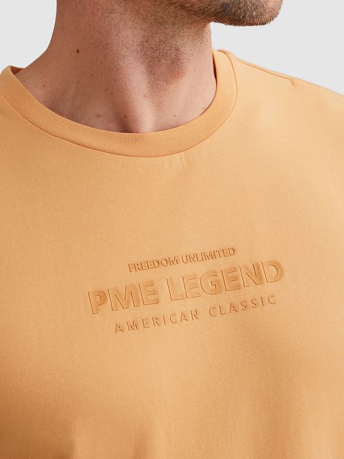 Camiseta PME Legend Logo Gold Earth Model / Detail