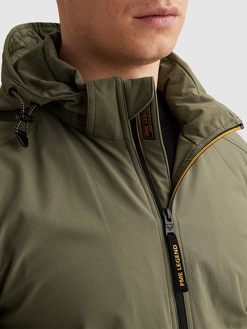 PME Legend Stretch Flight Cazadora Olive Model / Detail