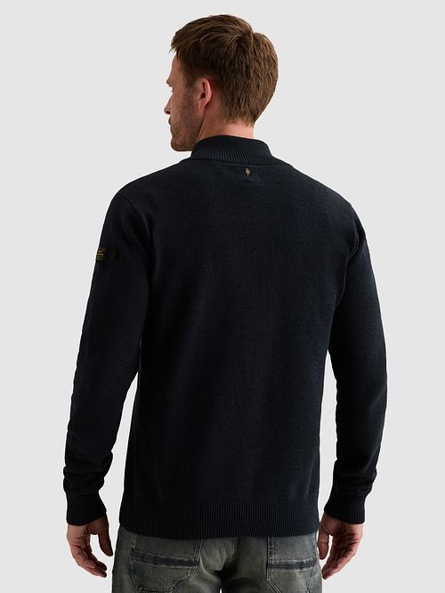 PME Legend Half Zip Jersey Chenille Azul marino Product / Achterkant