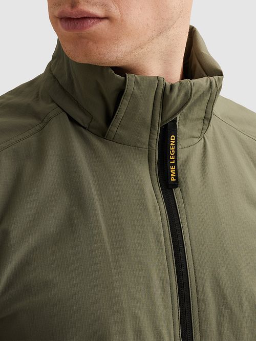 PME Legend Jacke Stretch Flight Olive Model / Detail