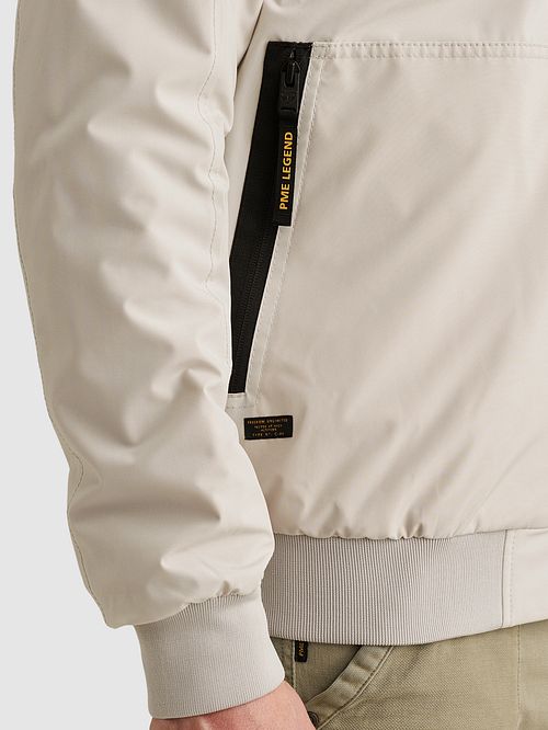 PME Legend Jacke Winglock Ecru Model / Detail