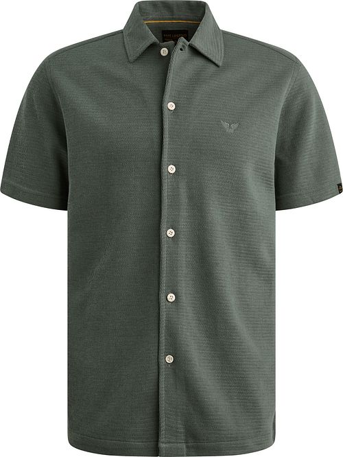 PME Legend Kortärmad Skjorta Jersey Interlock Balsam Mörkgrön Product