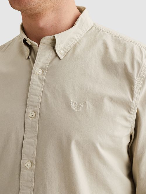Koszula PME Legend American Classic z kołnierzykiem button-down w kolorze ecru Model / Detail