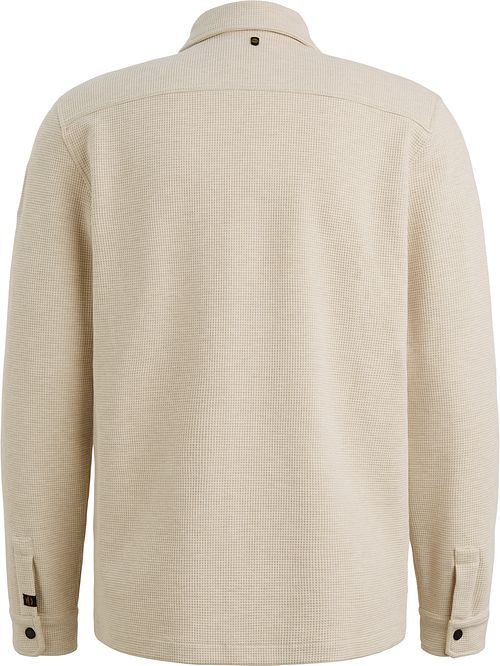 PME Legend Overshirt Waffel Ecru Product / Achterkant