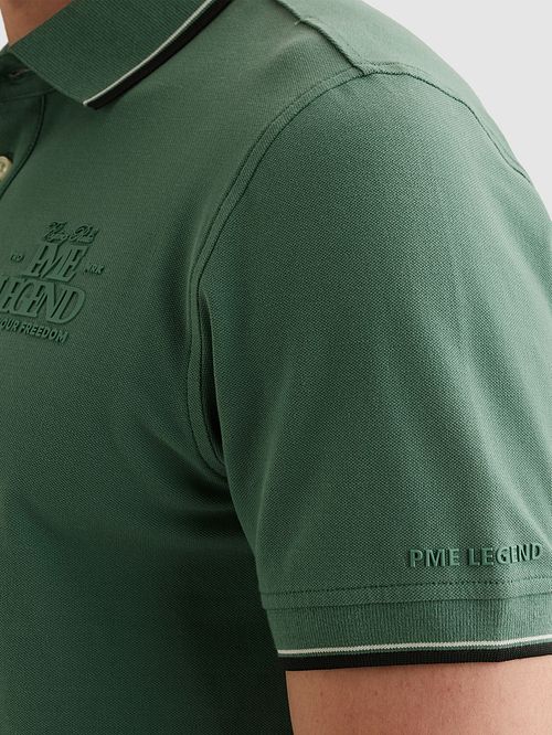PME Legend Piqué Poloshirt Deep Sea