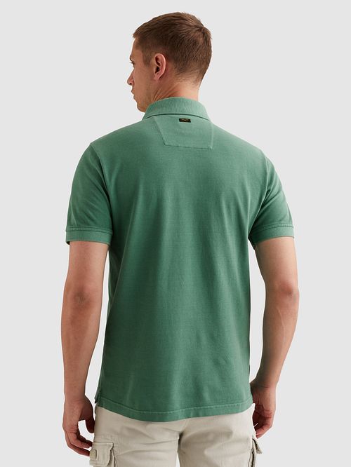 PME Legend Tailwing Logo Polo Shirt Deep Sea Model / Achterkant