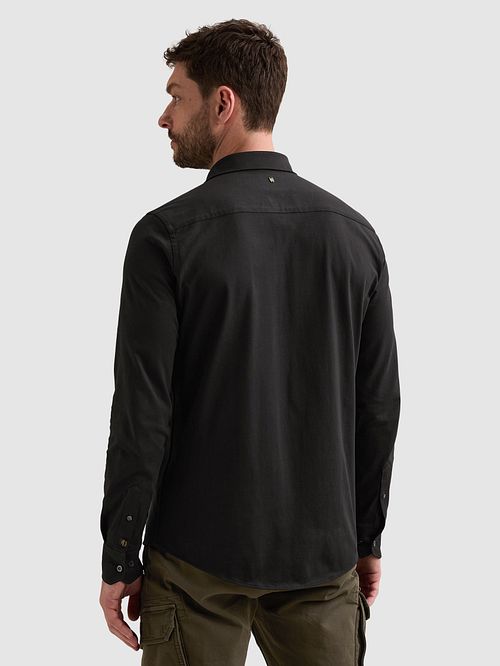 PME Legend Satin Jersey Skjorte Svart