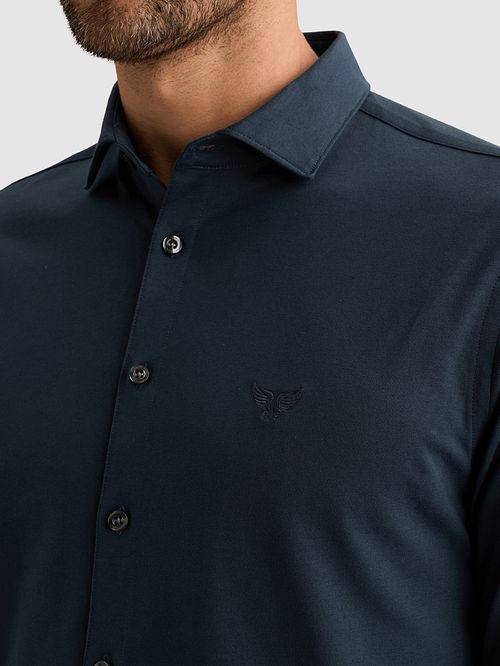 PME Legend Satin Jersey Shirt Navy
