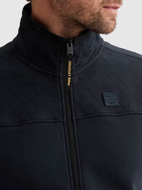 PME Legend Strickjacke Interlock Navy
