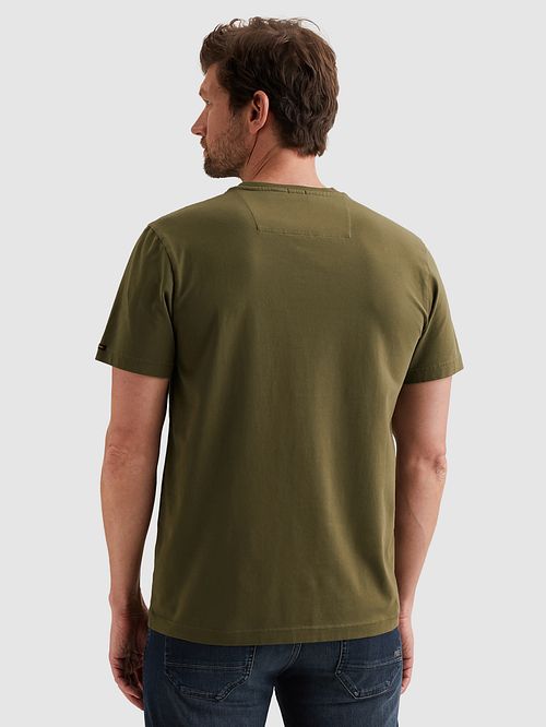 PME Legend American Classic T-Shirt Olive Model / Achterkant