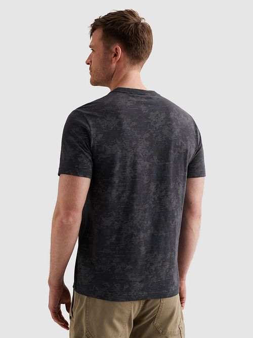 PME Legend Slub T-shirt Graphite Model / Achterkant