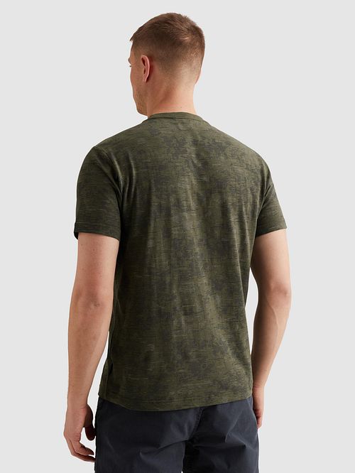 PME Legend Slub T-shirt Thyme Model / Achterkant