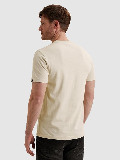 PME Legend T-skjorte Heavy Jersey Artwork Ecru Model / Achterkant