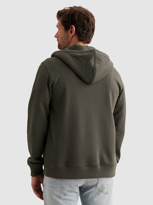 PME Legend Väst Hooded Beluga Grön Model / Achterkant