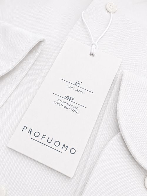 Profuomo Chemise Oxford Blanc Product / Detail