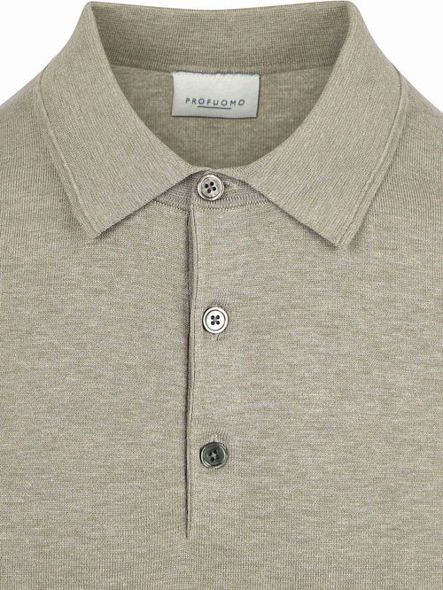 Profuomo Polo Luxury Basic Grønn Product / Detail