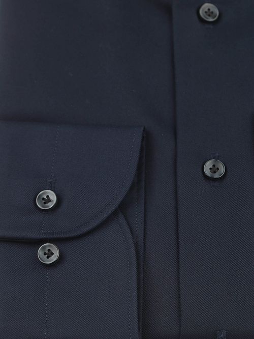 Profuomo Twill Shirt Navy Product / Detail