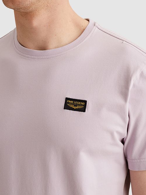 PME Legend American Classic T-Shirt Lavender Purple Model / Detail