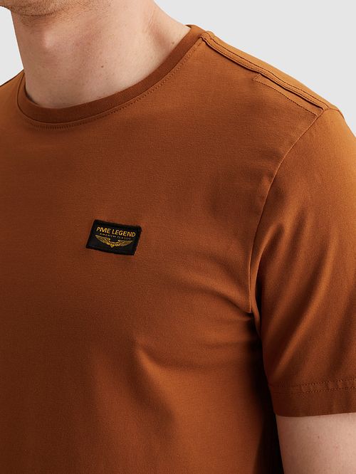 PME Legend American Classic T-Shirt Glazed Ginger Model / Detail