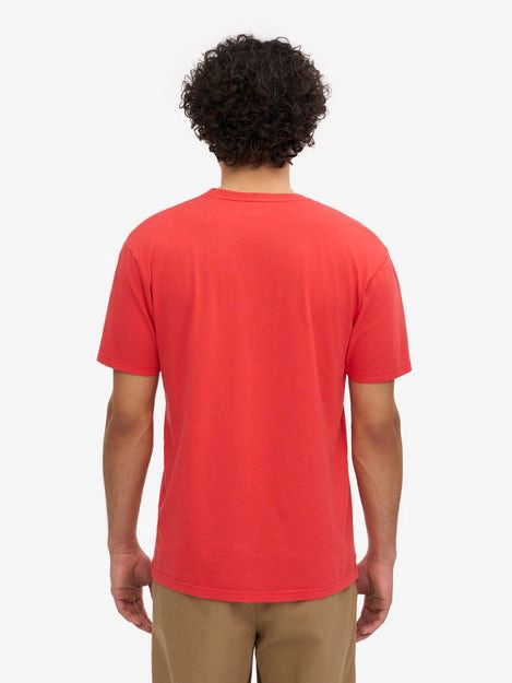 Colorful Standard T-shirt Rouge Model / Achterkant
