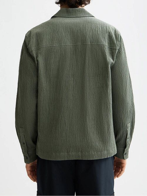 Scotch and Soda Manchesterskjorta Grön Model / Achterkant